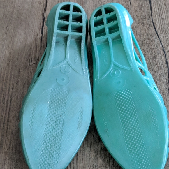 Teal jelly flats! - Picture 2 of 2